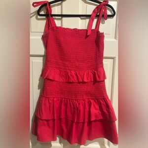 Le Lis Red Dress Women’s medium